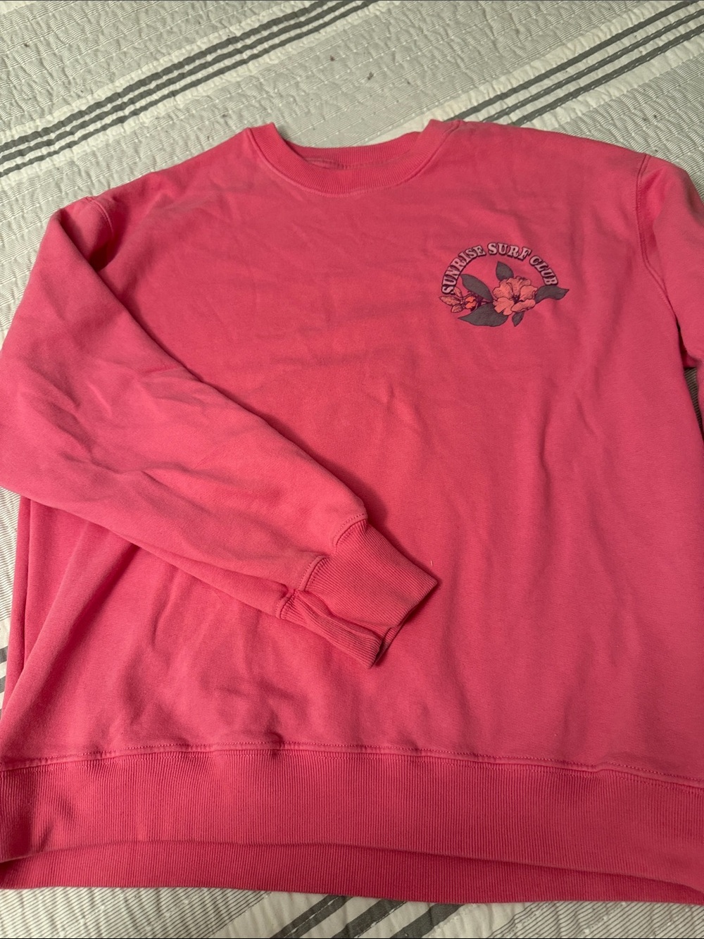Hollister Coral Pink Crewneck Sweatshirt